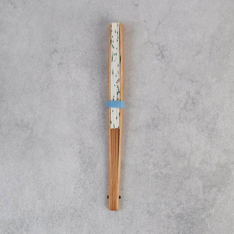 [HAND FAN]  DAYFLOWER & MAPLE | KARAKAMI | KARAGEN