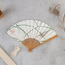 [HAND FAN]  DAYFLOWER & MAPLE | KARAKAMI | KARAGEN