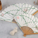 [HAND FAN]  DAYFLOWER & MAPLE | KARAKAMI | KARAGEN