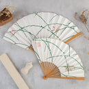 [HAND FAN]  DAYFLOWER & MAPLE | KARAKAMI | KARAGEN