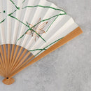 [HAND FAN]  DAYFLOWER & MAPLE | KARAKAMI | KARAGEN