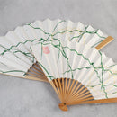 [HAND FAN]  DAYFLOWER & RABBIT | KARAKAMI | KARAGEN