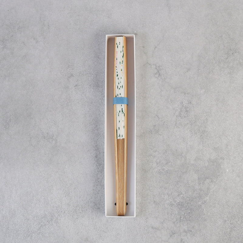 [HAND FAN]  DAYFLOWER & RABBIT | KARAKAMI | KARAGEN