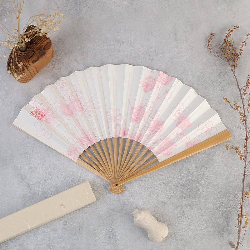 [HAND FAN]  PLUM | KARAKAMI | KARAGEN