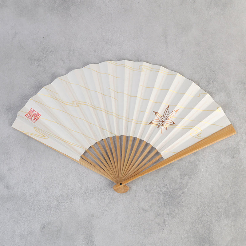 [HAND FAN]  CURVE & MAPLE | KARAKAMI | KARAGEN