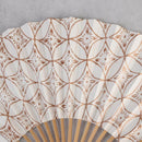 [HAND FAN]  SMALL FLOWER SHIPPO PATTERN | KARAKAMI | KARAGEN