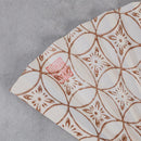 [HAND FAN]  SMALL FLOWER SHIPPO PATTERN | KARAKAMI | KARAGEN