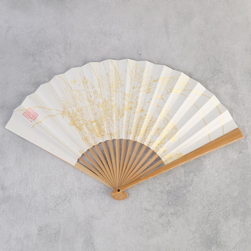[HAND FAN]  AUTUMN GRASS | KARAKAMI | KARAGEN