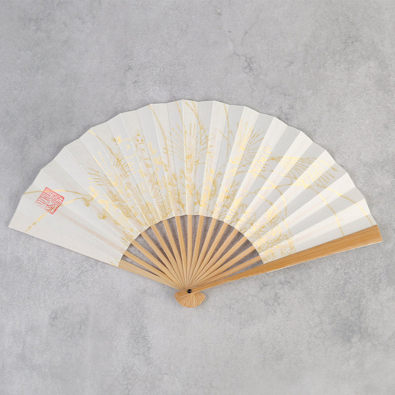 [HAND FAN]  AUTUMN GRASS | KARAKAMI | KARAGEN