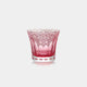 [ROCKS GLASS] DREAM COLOR RED | EDO KIRIKO | KAGAMI CRYSTAL