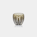 [SAKE CUP] LOTUS FLOWER BY SATOSHI NABETANI MASTER OF TRADITIONAL CRAFTS | EDO KIRIKO | KAGAMI CRYSTAL