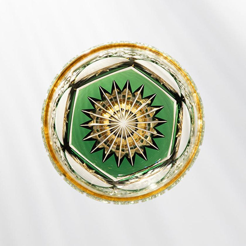 [ROCKS GLASS] MARIMO BY JUNICHI NABETANI, MASTER OF TRADITIONAL CRAFTS | EDO KIRIKO | KAGAMI CRYSTAL