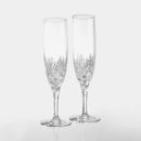 [GLASS] PAIR OF CHAMPAGNE GLASSES 'BONARU' | CRYSTAL GLASS | KAGAMI CRYSTAL