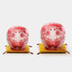 [รูปแกะสลัก] Daruma Doll | Edo Kiriko | คากามิคริสตัล