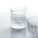 [GLASS] DOUBLE WHISKEY GLASS OCTAGONAL BASKET WEAVE | EDO KIRIKO | KAGAMI CRYSTAL