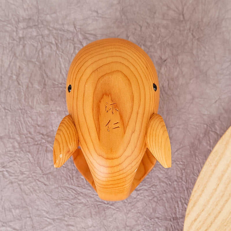 [DOLL] WHALE | ICHII ITTO BORI (WOOD CARVING) | HIROSHI WASHIZUKA