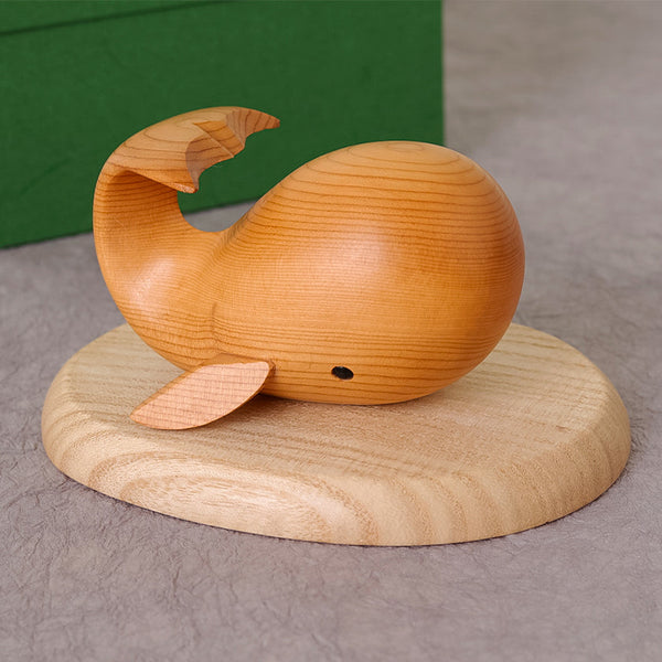 [DOLL] WHALE | ICHII ITTO BORI (WOOD CARVING) | HIROSHI WASHIZUKA