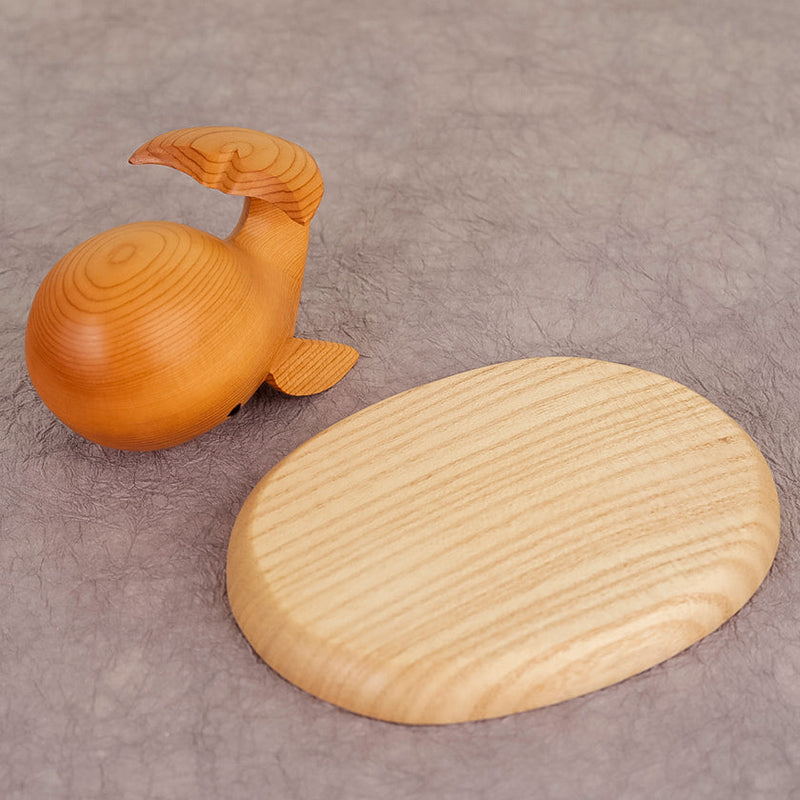 [DOLL] WHALE | ICHII ITTO BORI (WOOD CARVING) | HIROSHI WASHIZUKA