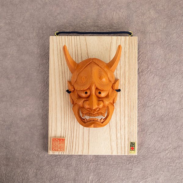 [DOLL] HANNYA MASK | ICHII ITTO BORI (WOOD CARVING) | HIROSHI WASHIZUKA