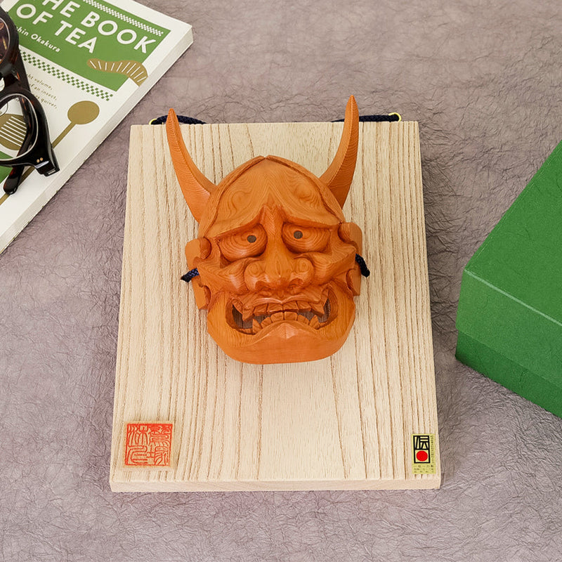 [DOLL] HANNYA MASK | ICHII ITTO BORI (WOOD CARVING) | HIROSHI WASHIZUKA