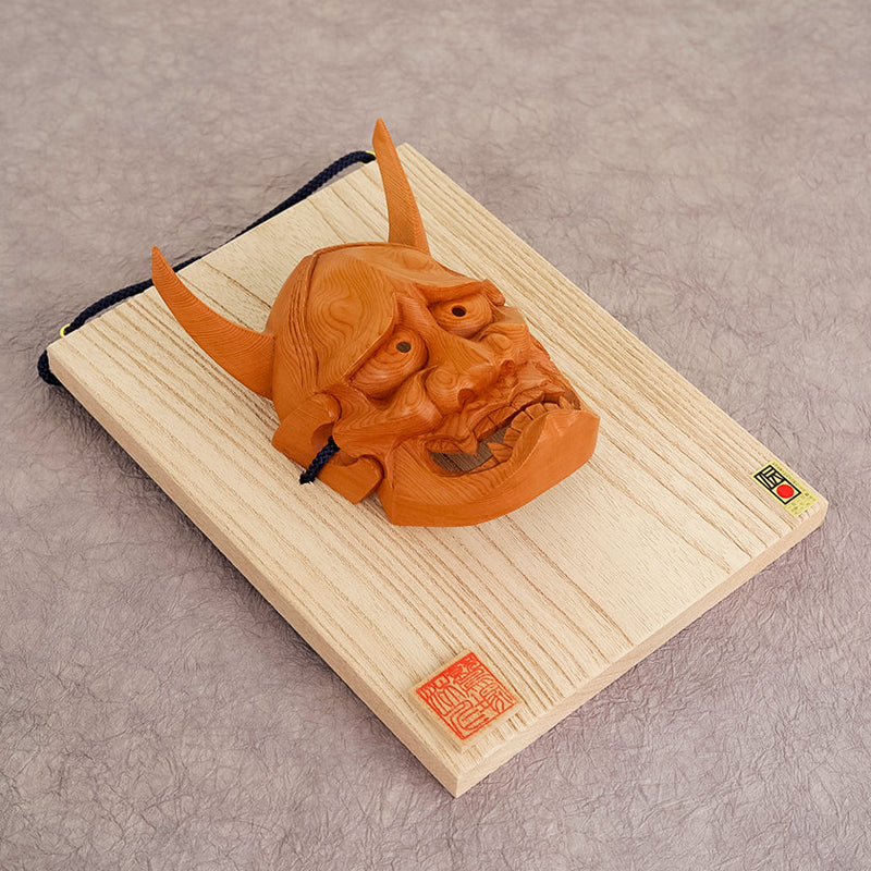 [DOLL] HANNYA MASK | ICHII ITTO BORI (WOOD CARVING) | HIROSHI WASHIZUKA