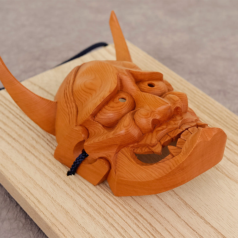 [DOLL] HANNYA MASK | ICHII ITTO BORI (WOOD CARVING) | HIROSHI WASHIZUKA