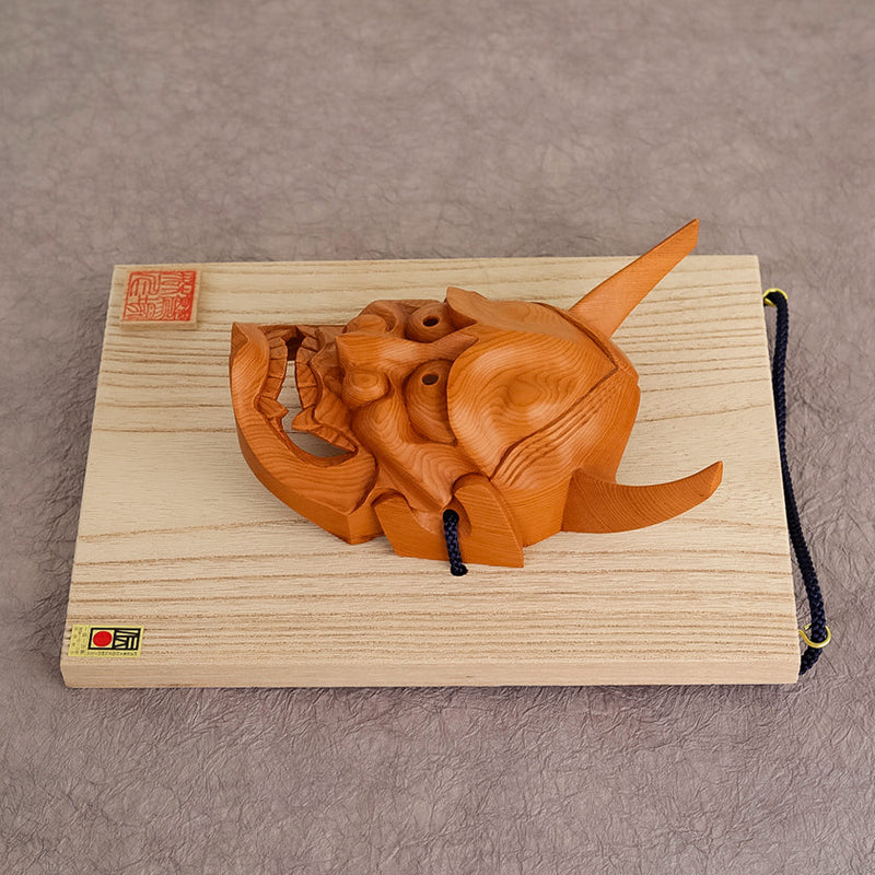 [DOLL] HANNYA MASK | ICHII ITTO BORI (WOOD CARVING) | HIROSHI WASHIZUKA