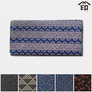 CLAWED ARABESQUE 009 (NAVY BLUE BASECOAT WITH WHITE LACQUER)