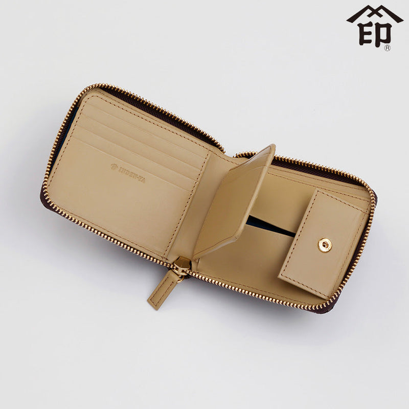 [WALLET] RINGLET BILLFOLD A | KOUSHU INDEN (LACQUERED DEERSKIN CRAFTS)| INDEN-YA