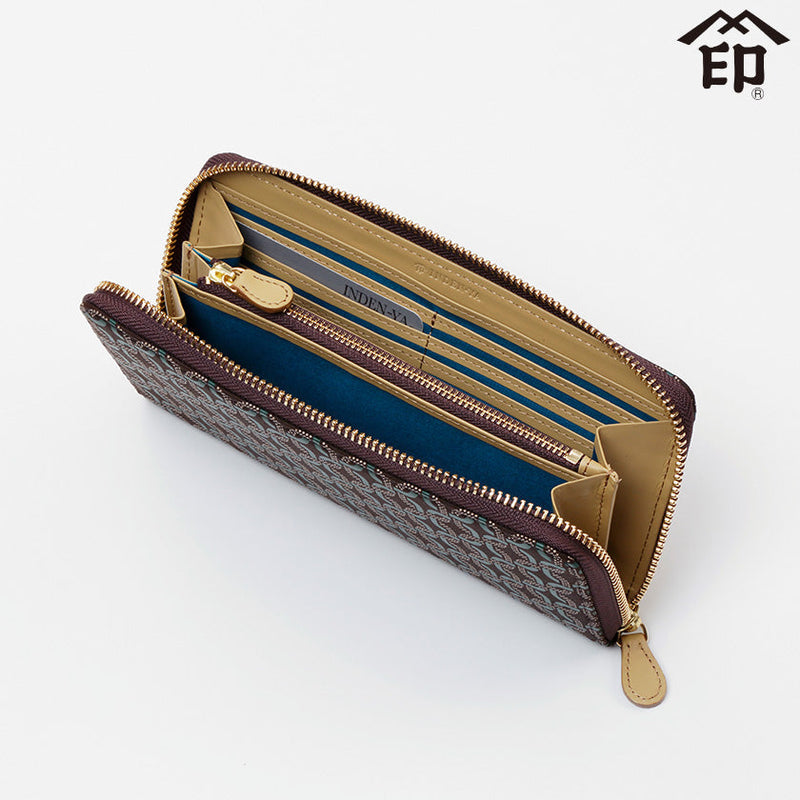 [WALLET] RINGLET BUNDLE WALLET F | KOUSHU INDEN (LACQUERED DEERSKIN CRAFTS)| INDEN-YA