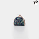 [WALLET] WHITE CLOVER 72H COIN PURSE | KOUSHU INDEN (LACQUERED DEERSKIN CRAFTS)| INDEN-YA