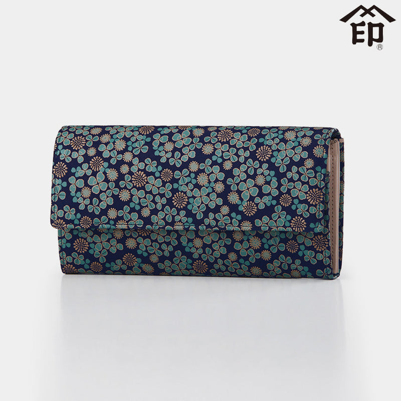 [WALLET] WHITE CLOVER RYｰ25 BUNDLE WALLET | KOUSHU INDEN (LACQUERED DEERSKIN CRAFTS)| INDEN-YA