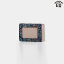 [PASS CASE] WHITE CLOVER CARD CASE F | KOUSHU INDEN (LACQUERED DEERSKIN CRAFTS)| INDEN-YA