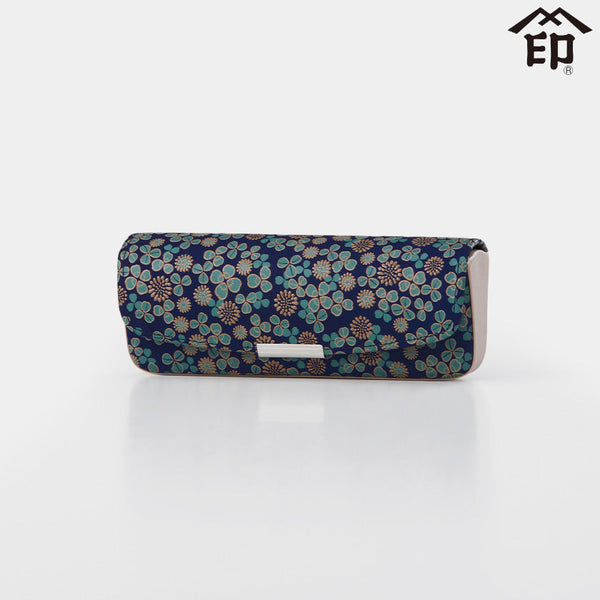 [GLASSES CASE] WHITE CLOVER H | KOUSHU INDEN (LACQUERED DEERSKIN CRAFTS)| INDEN-YA