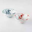 [BOWL SETS] BANREKI 7.09 in MULTI-PURPOSE PAIR | HASAMI WARES| SAIKAI TOKI