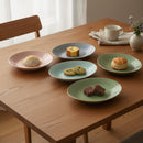 [DISH SETS] COLORFUL OVAL PLATE SET OF 5 | HASAMI WARES| SAIKAI TOKI｜使用イメージ（演出・料理盛付）※手作りのため色・風合いは一点ごとに異なります