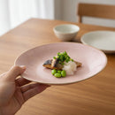 [DISH SETS] COLORFUL OVAL PLATE SET OF 5 | HASAMI WARES| SAIKAI TOKI｜使用イメージ（演出・料理盛付）※手作りのため色・風合いは一点ごとに異なります