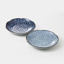 [DISH SETS] CHRYSANTHEMUM-SHAPED NO.8 PAIR | HASAMI WARES| SAIKAI TOKI