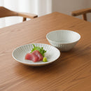 [BOWL & PLATE SETS] SOFTLY FLOWER SOUP BOWL & PLATE PAIR | HASAMI WARES| SAIKAI TOKI｜使用イメージ（演出・料理盛付）※手作りのため色・風合いは一点ごとに異なります
