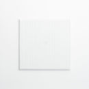 [DISH] SCULPTURE-PATTERN (WHITE PORCERIN) SQUARE PLATE (M) | HASAMI WARES| SAIKAI TOKI