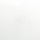 [DISH] SCULPTURE-PATTERN (WHITE PORCERIN) SQUARE PLATE (M) | HASAMI WARES| SAIKAI TOKI