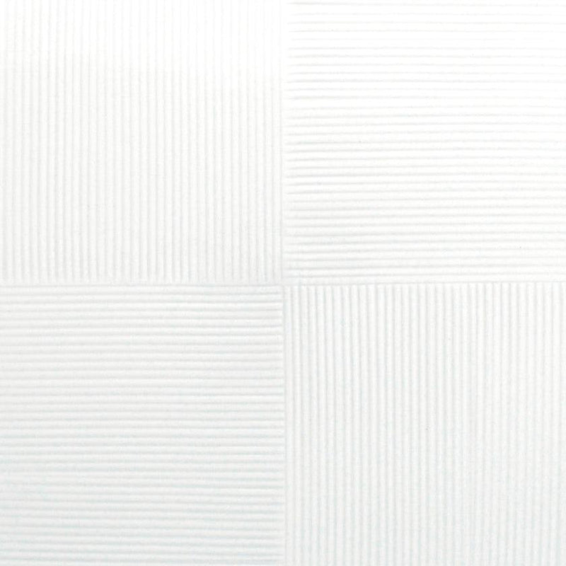 [DISH] SCULPTURE-PATTERN (WHITE PORCERIN) SQUARE PLATE (M) | HASAMI WARES| SAIKAI TOKI