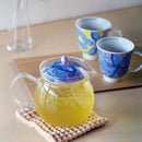 [POT] MAGNOLIA SS GLASS POT (L) VIOLET | HASAMI WARES| SAIKAI TOKI