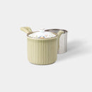 [JAPANESE TEA POT] LOTUS FLOWER SS LIGHT (L) GREEN | HASAMI WARES| SAIKAI TOKI