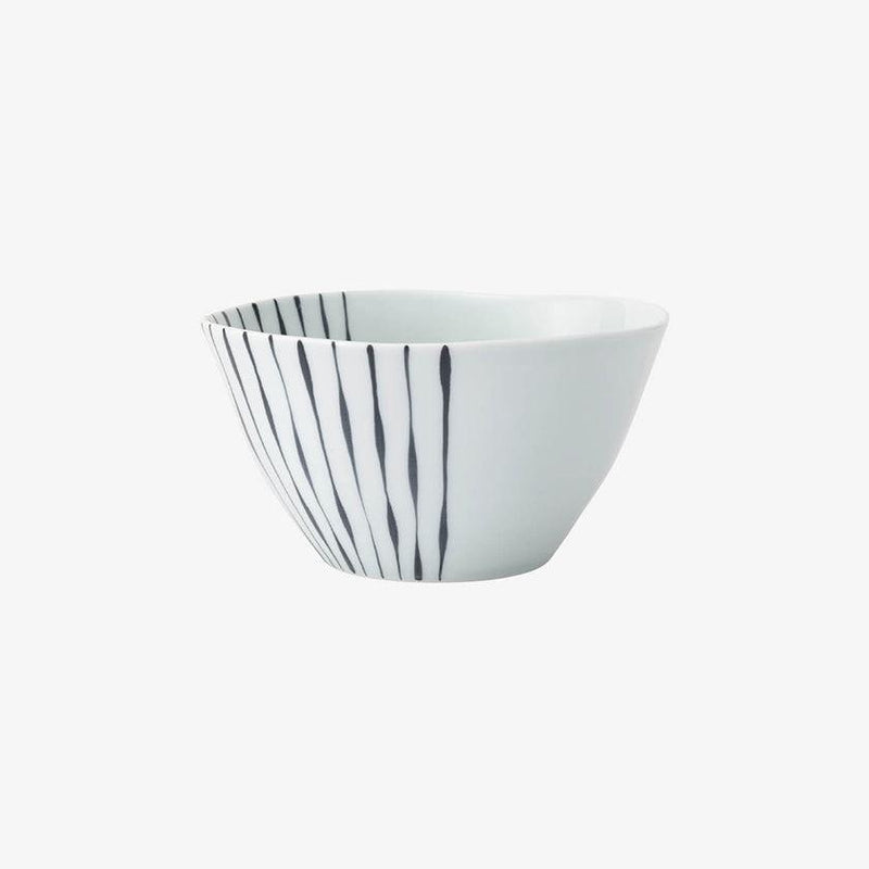 [BOWL] SWAYING STRIPES V-BOWL (L) | HASAMI WARES| SAIKAI TOKI