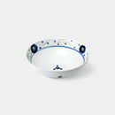 [BOWL] SMALL FLOWERS DYED (L) | HASAMI WARES| SAIKAI TOKI