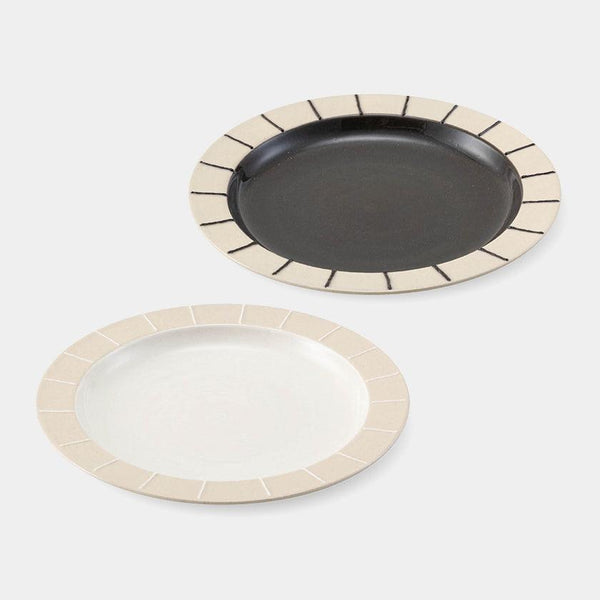 [PLATE] ENGOBE RIM | HASAMI WARES| SAIKAI TOKI
