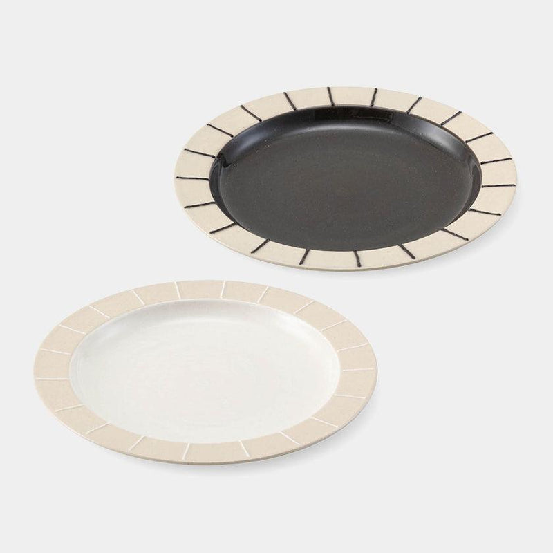 [PLATE] ENGOBE RIM | HASAMI WARES| SAIKAI TOKI