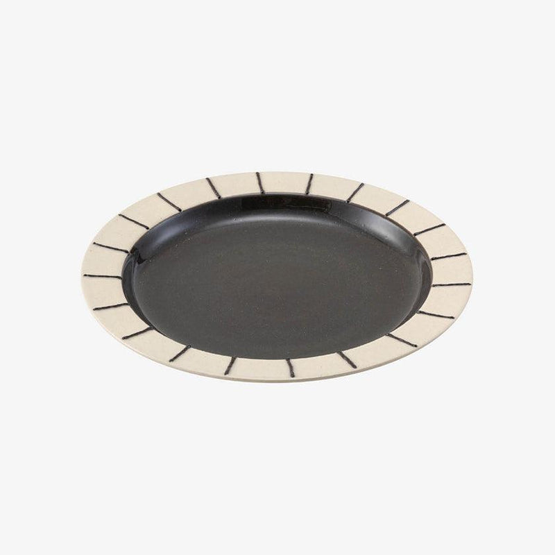 [PLATE] ENGOBE RIM | HASAMI WARES| SAIKAI TOKI