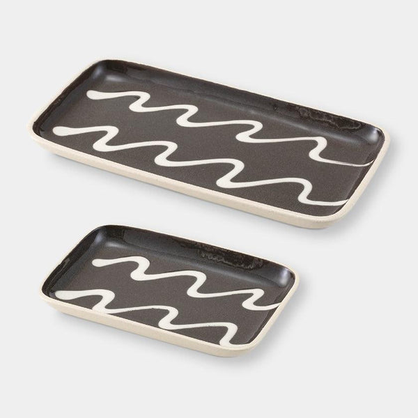 [DISH] RIPPLE LONG TRAY | HASAMI WARES| SAIKAI TOKI